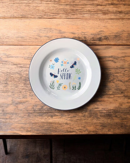 Butterfly, Wild & Whimsy Enamel Plate