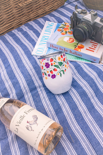 Wild and Whimsy Wine Tumbler