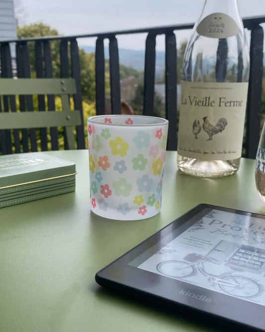 Wild and Whimsy Glass Votive