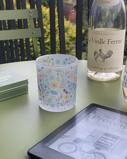 Wild and Whimsy Glass Votive