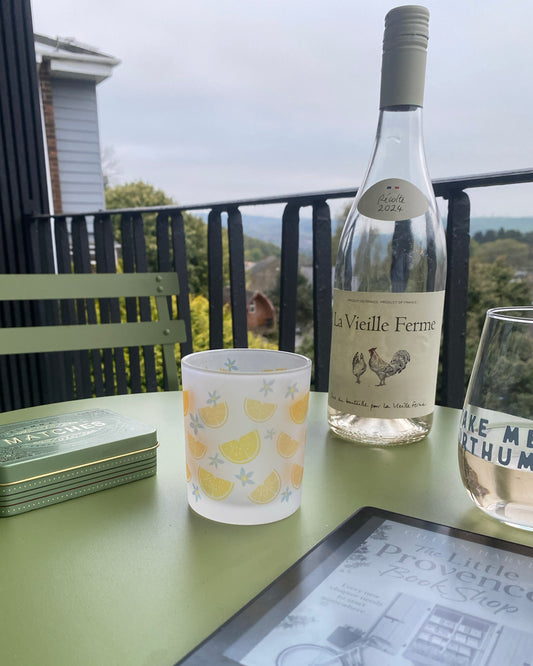 Lemons Wild and Whimsy Glass Votive