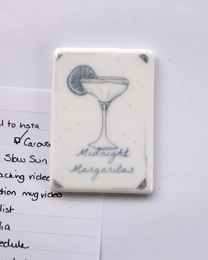 Midnight Margaritas Fridge Magnet