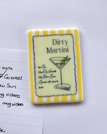 Dirty Martini Fridge Magnet