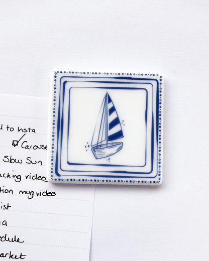 Sail Boat Fridge Magnet