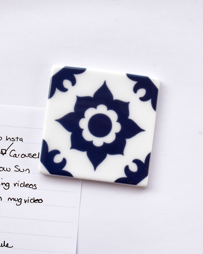 Azulejo Inspired Fridge Magnet
