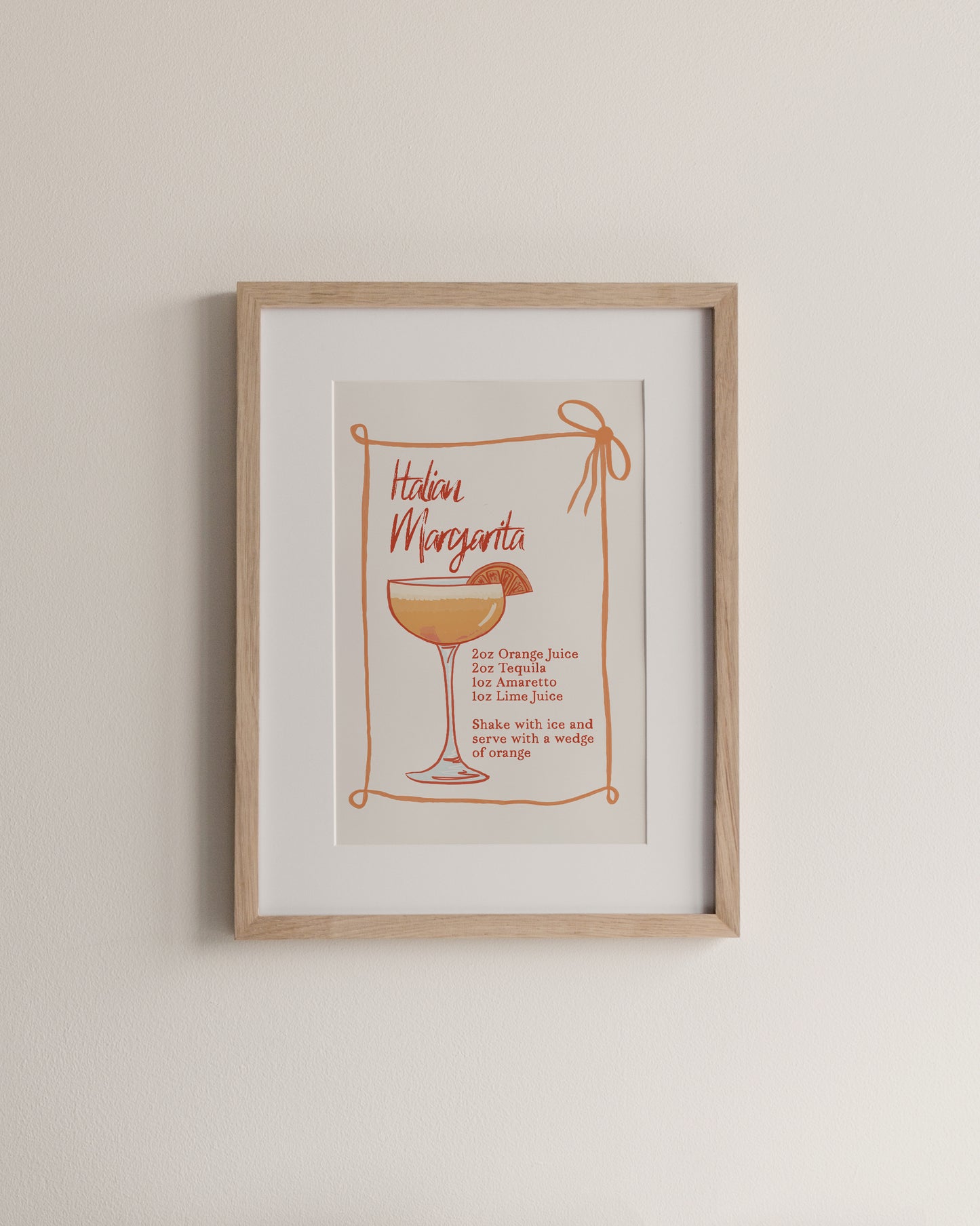 Italian Margarita, A4 Print