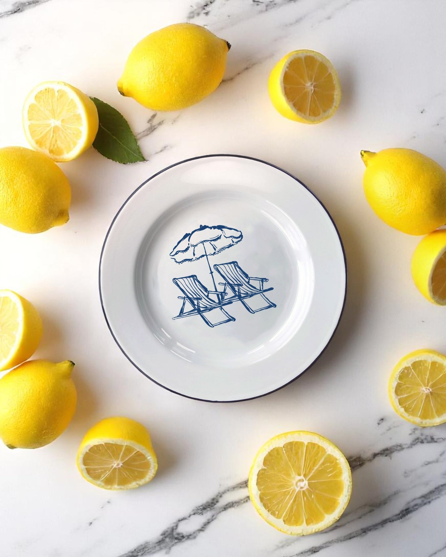Chilling, enamel plate