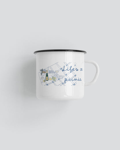 Life's a Picnic Camping Mug