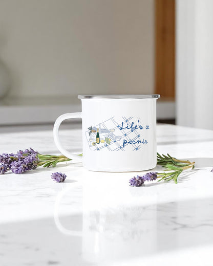 Life's a Picnic Camping Mug