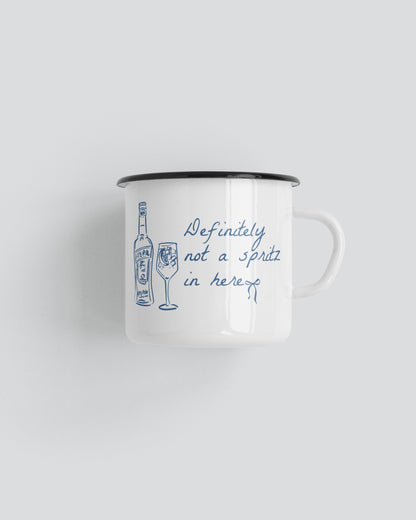 Definitely Not A Spritz In Here Camping Mug