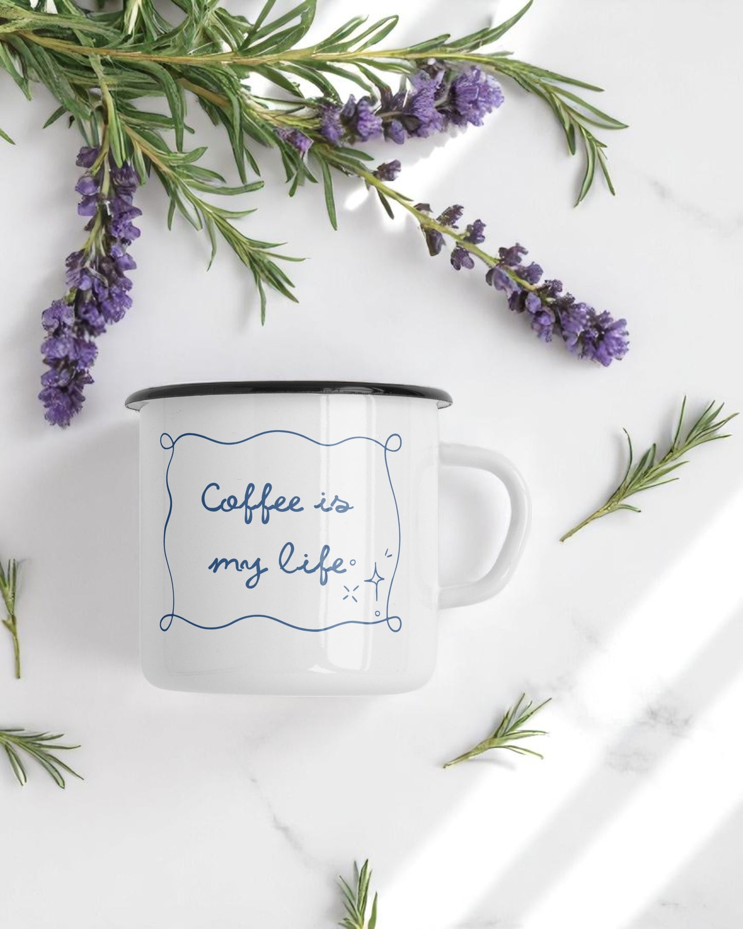 Coffee Is My Life Camping Mug
