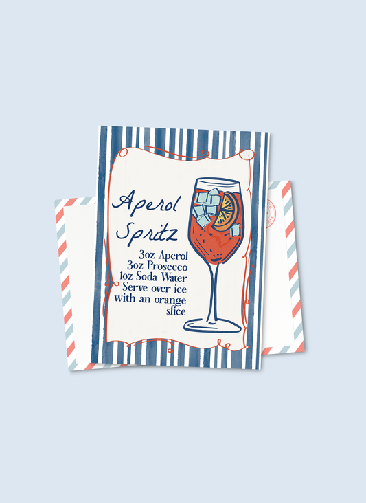 Aperol Spritz Postcard