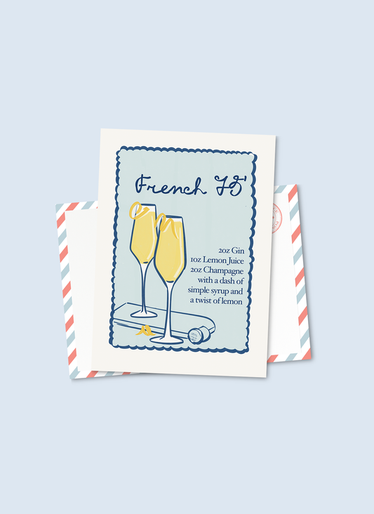 French 75' Postcard