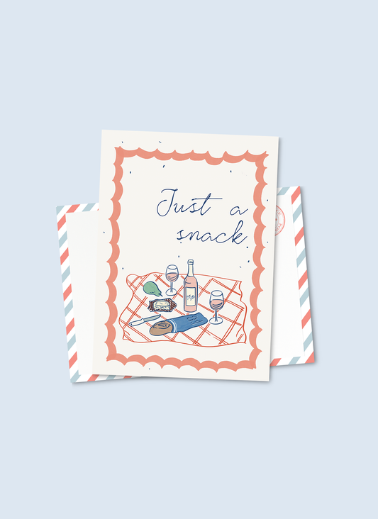 Just a snack Postcard