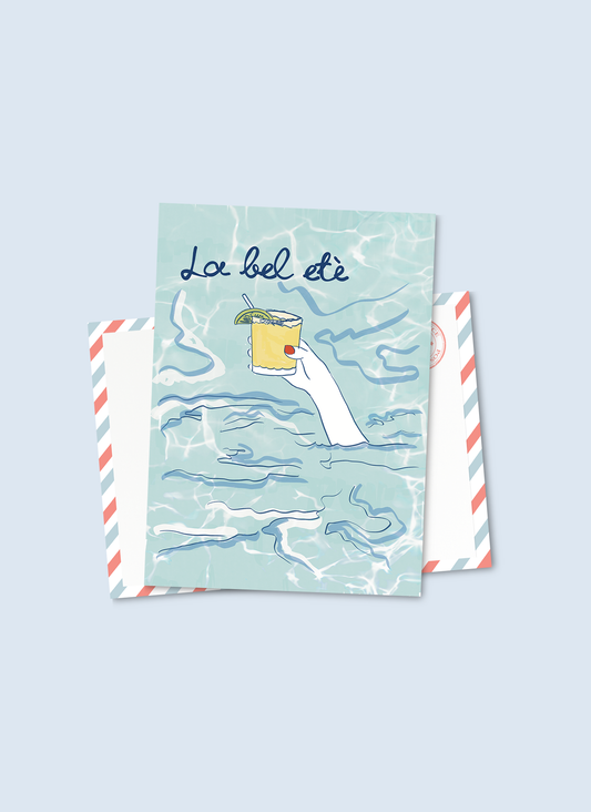 La bel ete Postcard