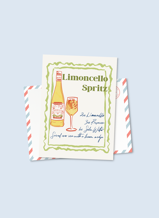 Limoncello Spritz Postcard