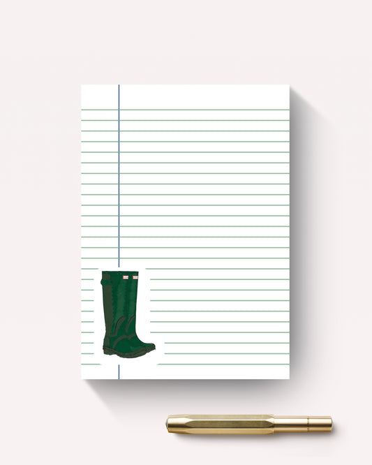 Wellies A5 Jotter Pad