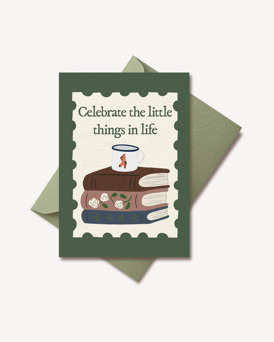 Celebrate the little things Notecard