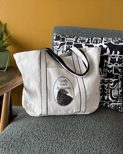 Goth Girl Autumn - Heatherfall Tote Bag