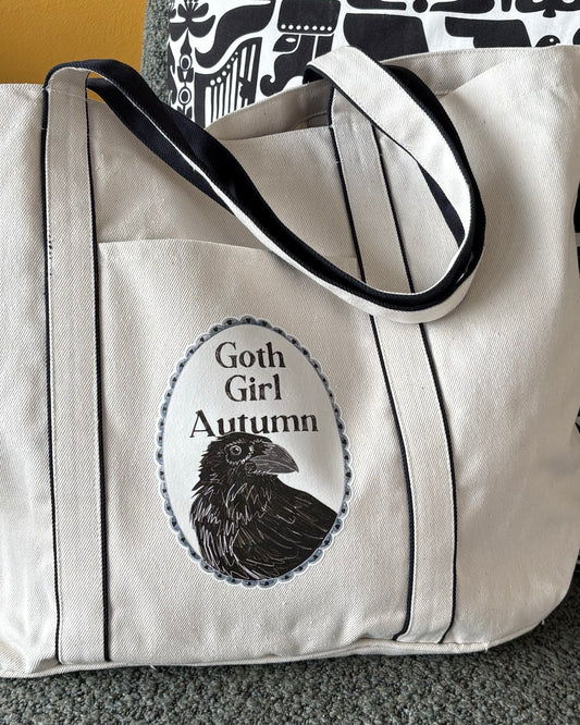 Goth Girl Autumn - Heatherfall Tote Bag