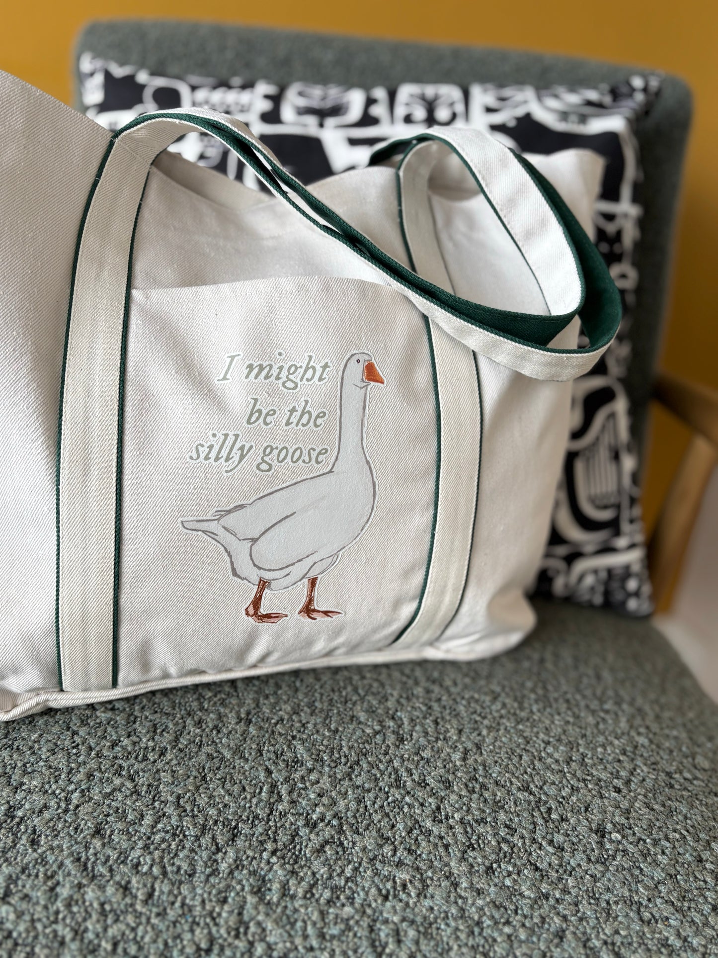 Silly goose - Heatherfall Tote Bag