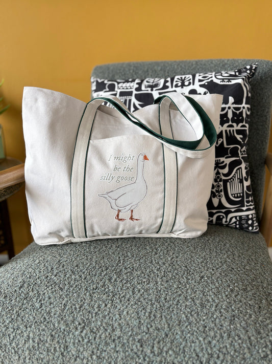 Silly goose - Heatherfall Tote Bag