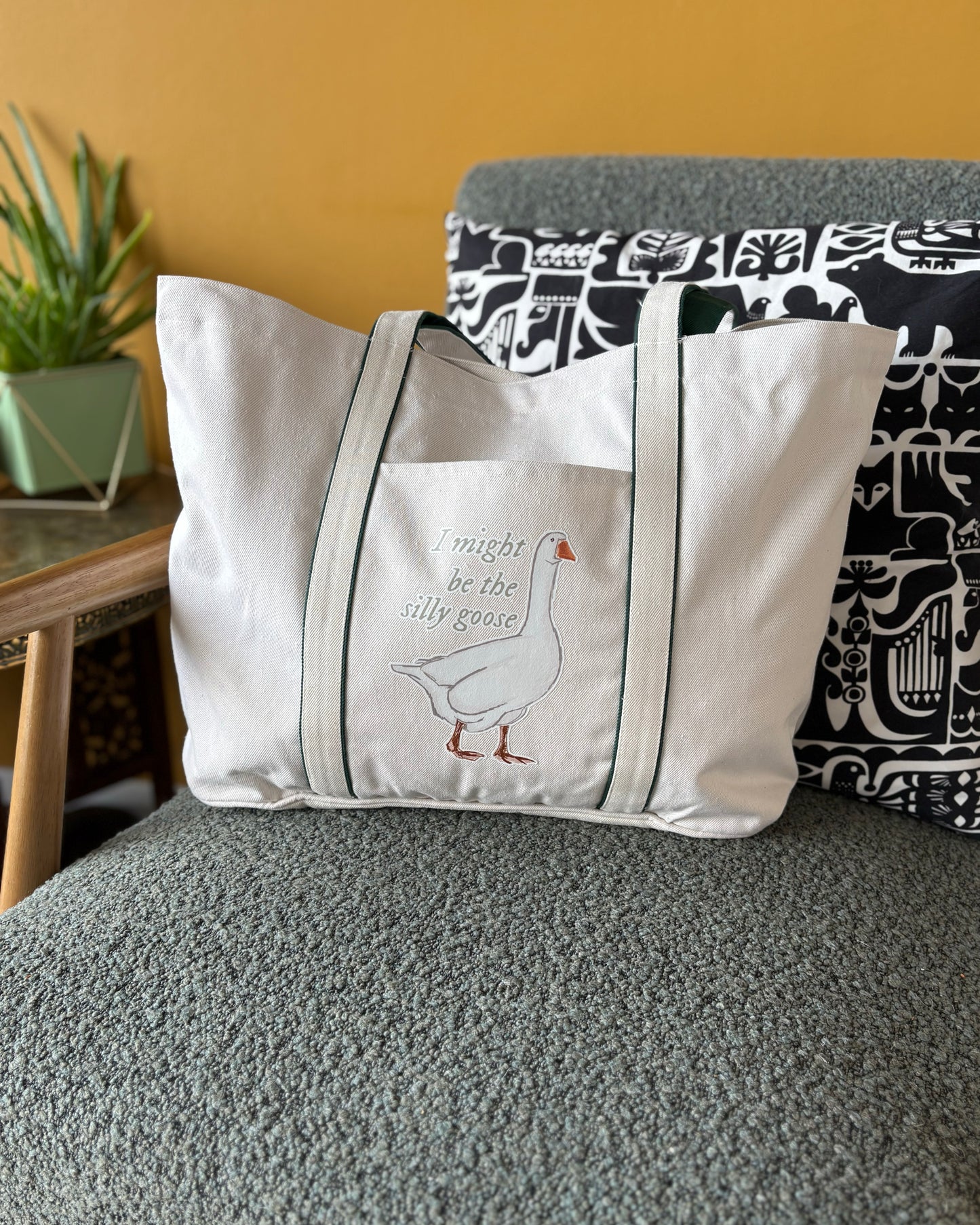 Silly goose - Heatherfall Tote Bag
