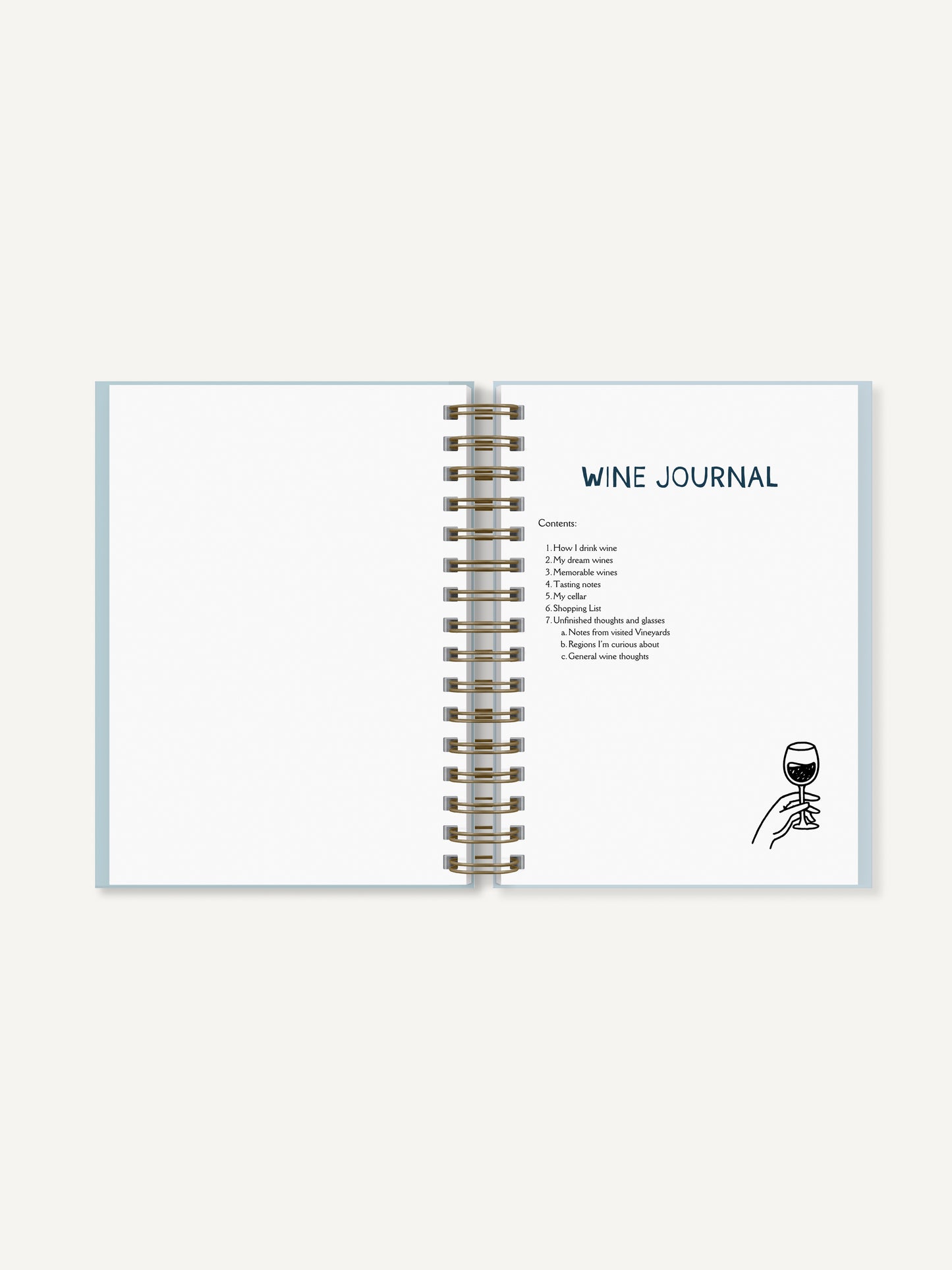 Wine Journal - A5 Hardback Journal