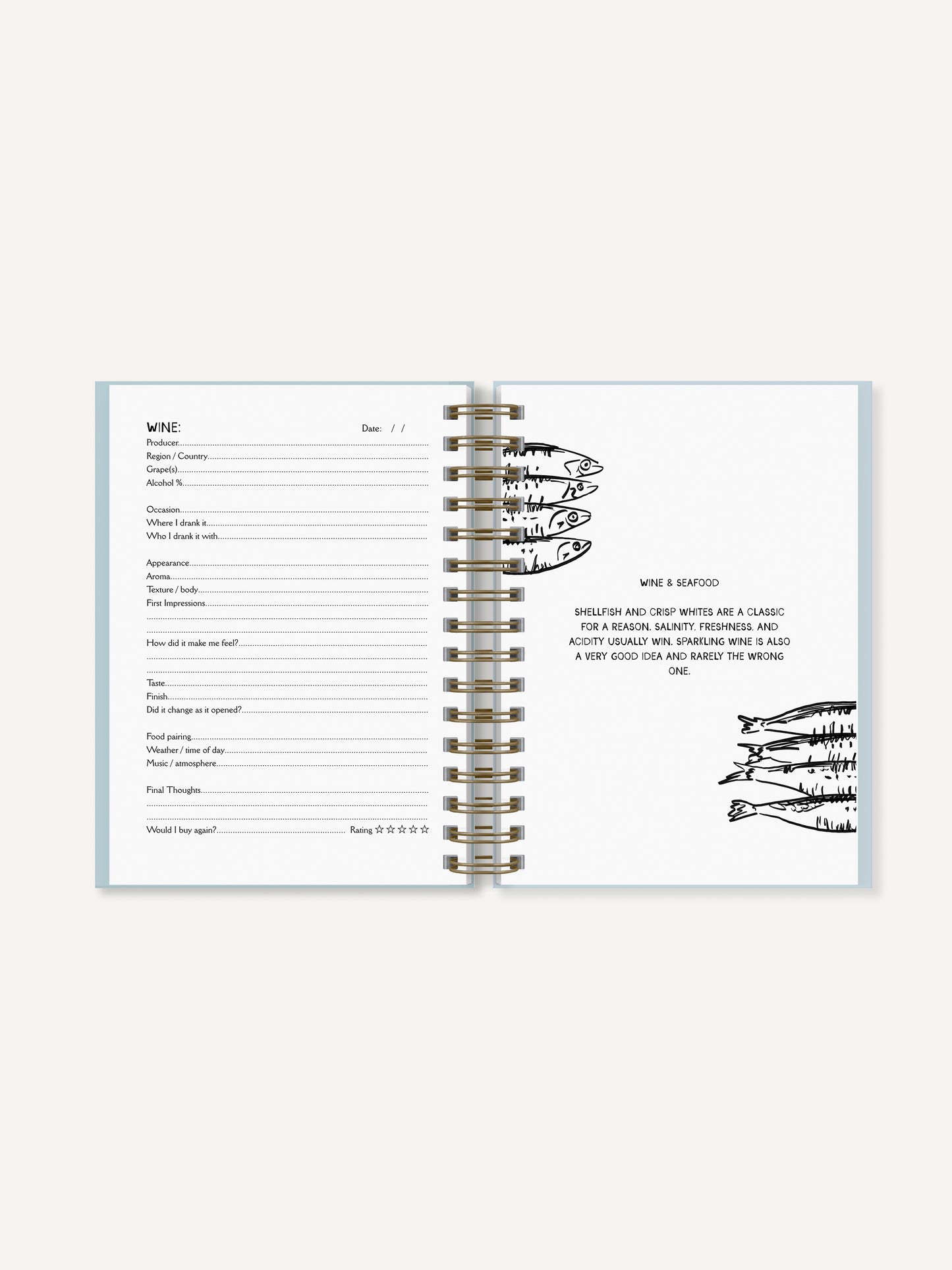 Wine Journal - A5 Hardback Journal