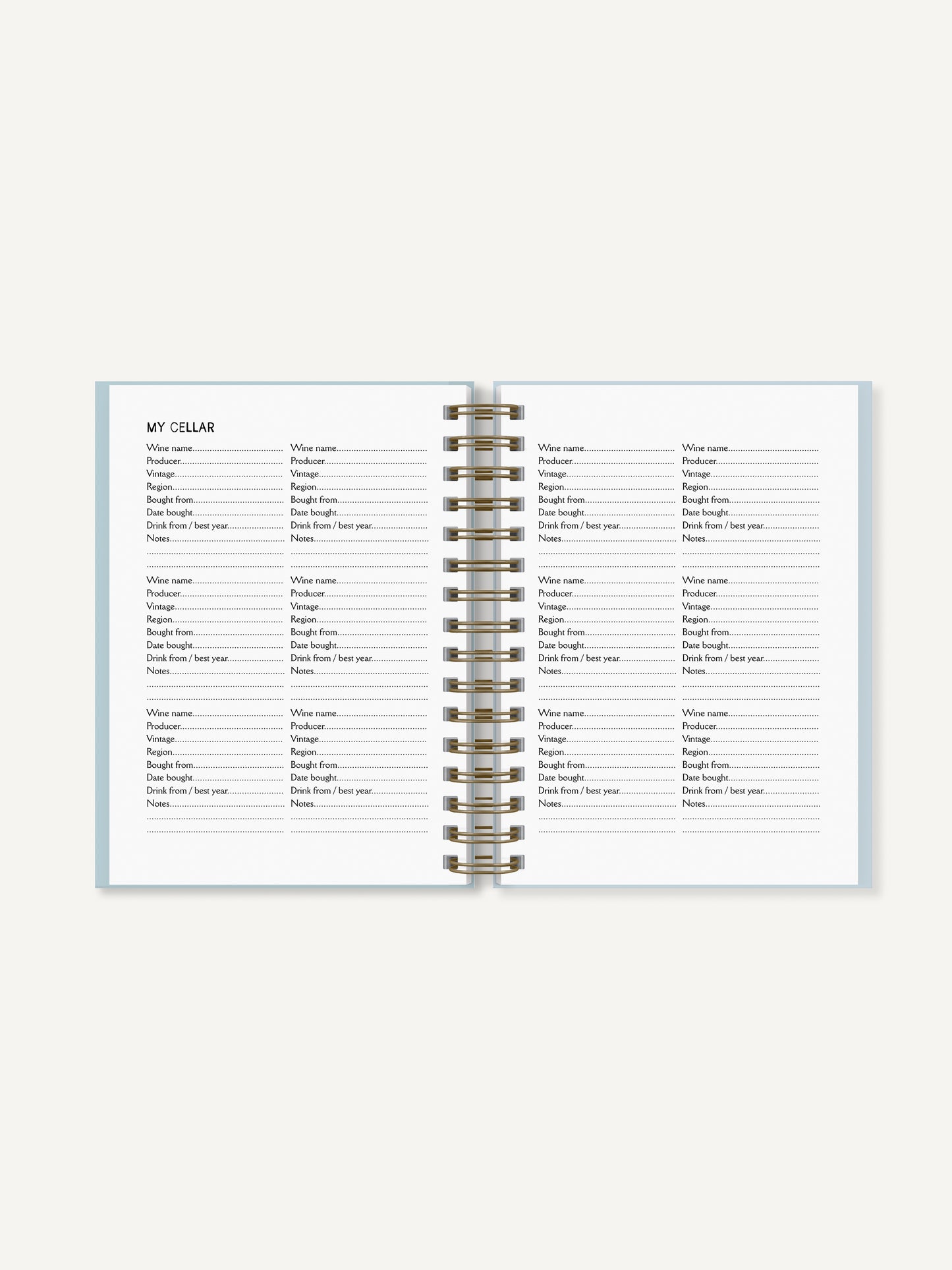 Wine Journal - A5 Hardback Journal