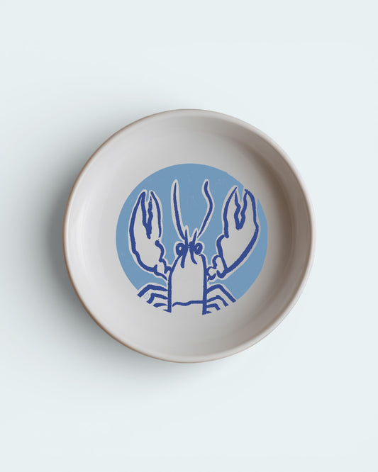 Lobster ceramic plate