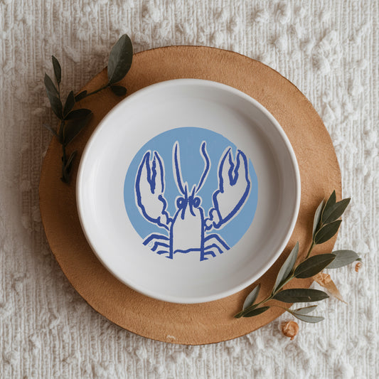 Lobster ceramic plate