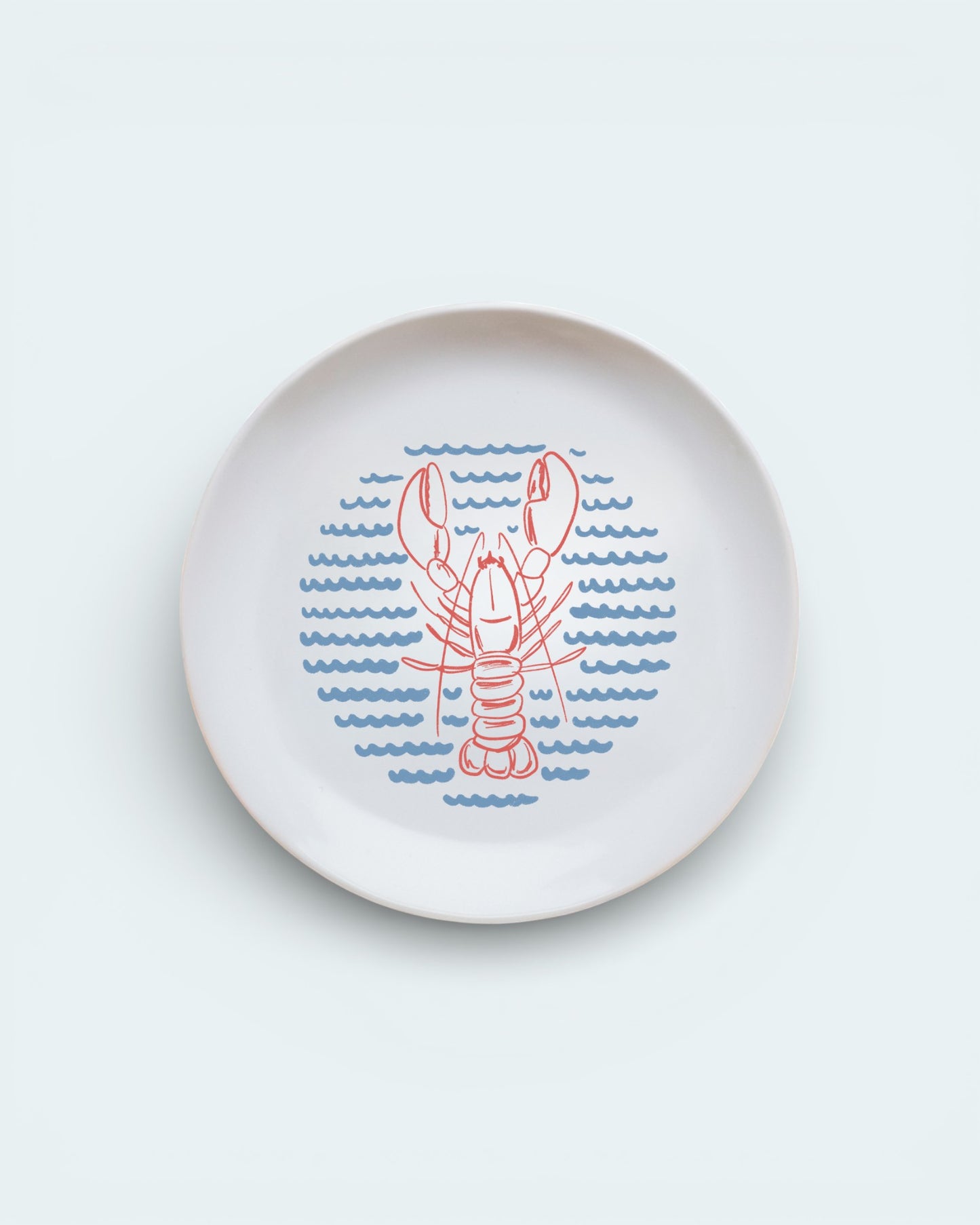 Lobster ceramic plate