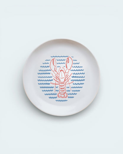 Lobster ceramic plate