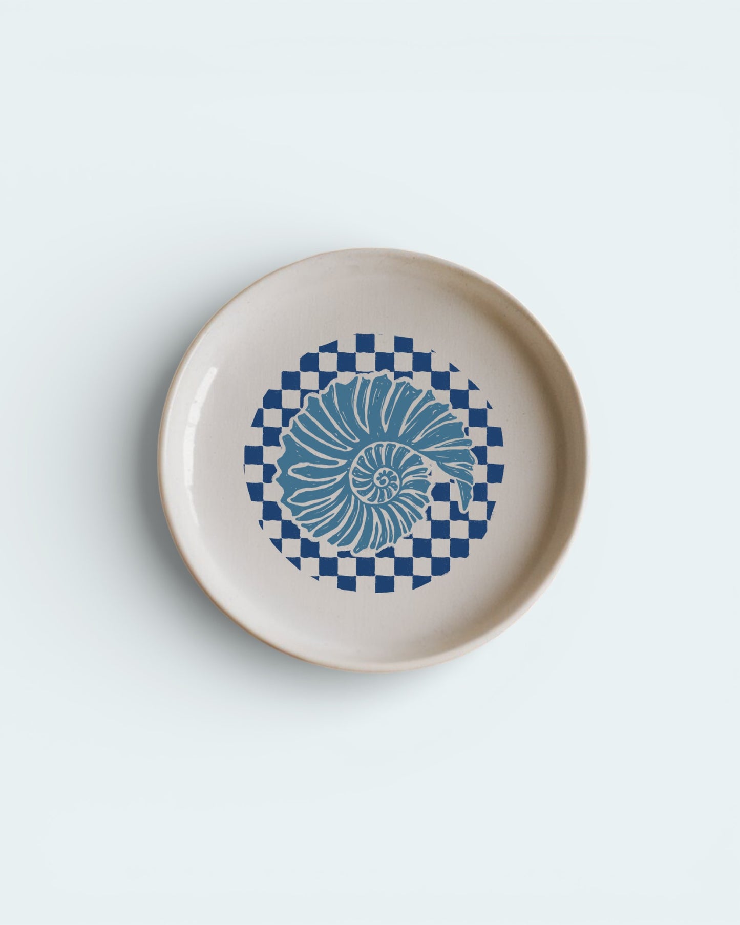 Shell-ish ceramic plate
