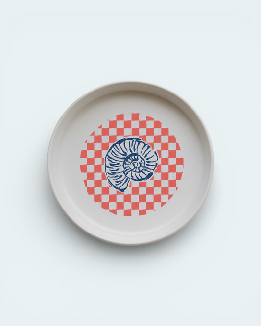 Shell-ish ceramic plate