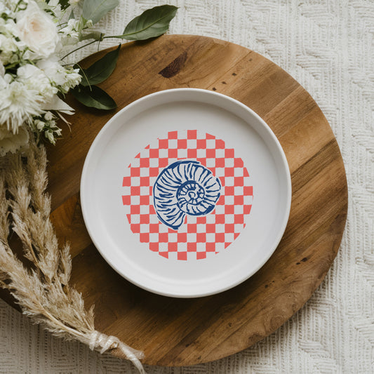Shell-ish ceramic plate