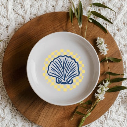 Shell-ish ceramic plate