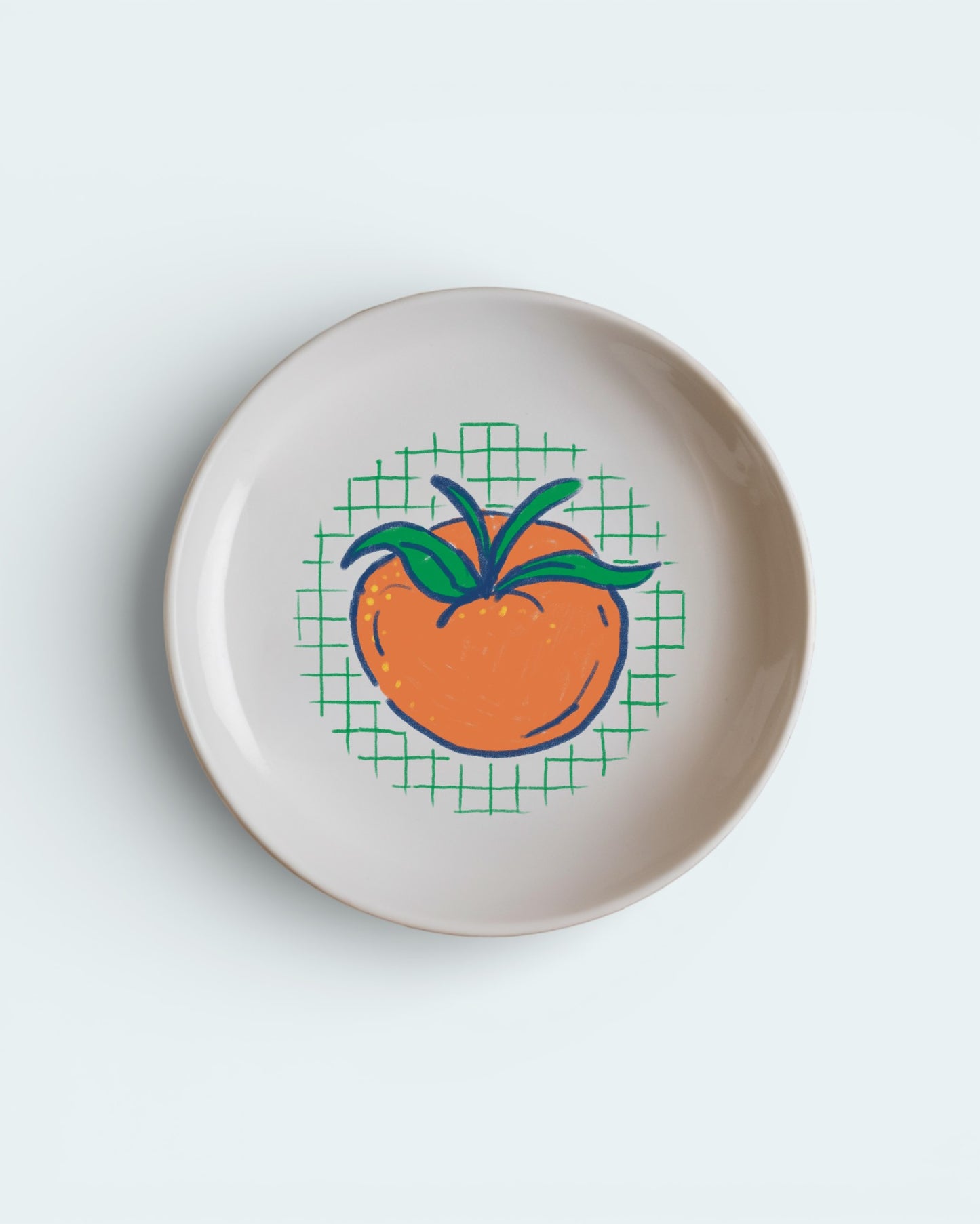 Tomato Please ceramic plate