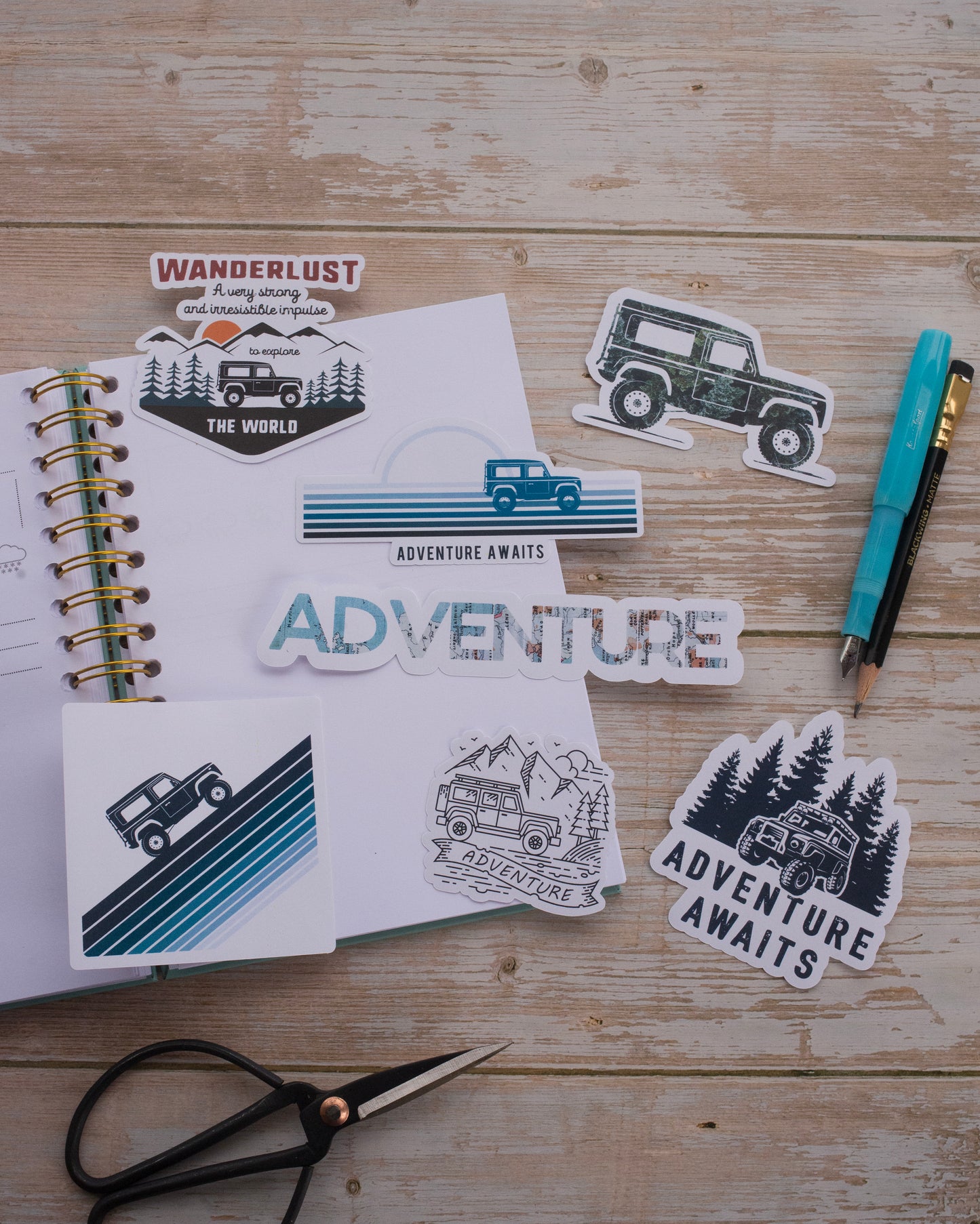 4x4 Dreaming Sticker Set