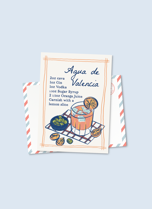 Agua de Valenica Postcard