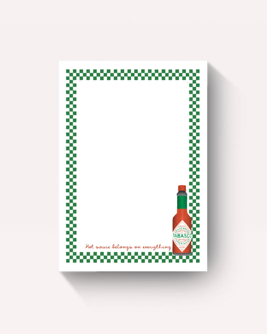 Hot Sauce on Everything - A5 Jotter Pad