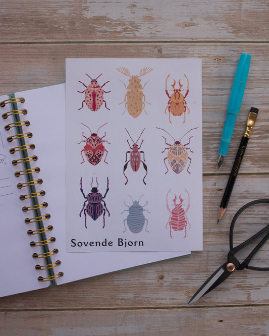 I Love Bugs Sticker Sheet