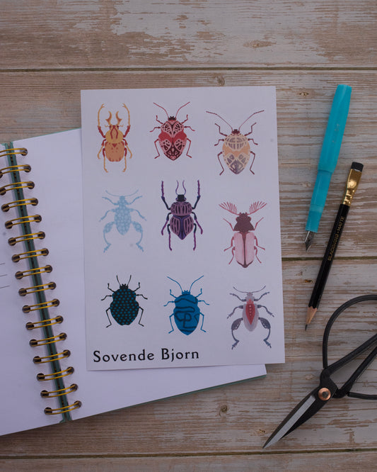 I Love Bugs Sticker Sheet