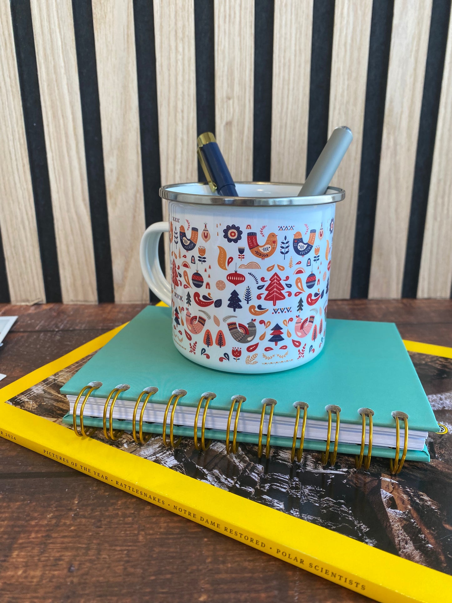 Christmas in the Enchanted Forest - Enamel Mug