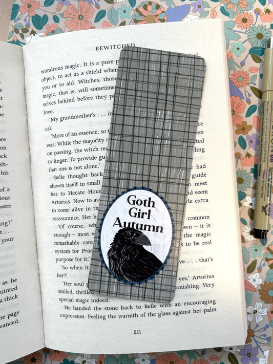 Goth Girl Autumn - Bookmark