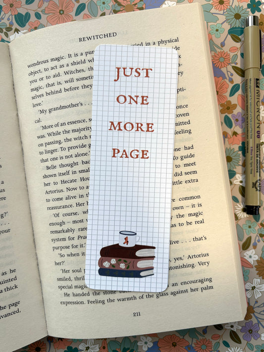 Just one more page - Bookmark