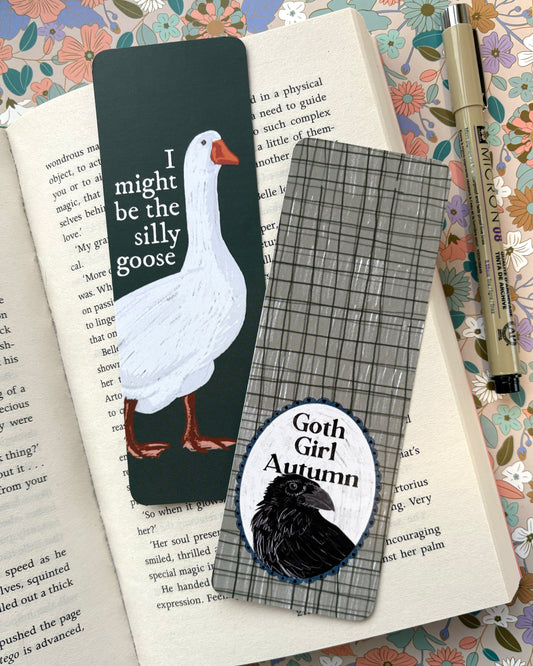 Wellies & Cocktails - Set of two bookmarks