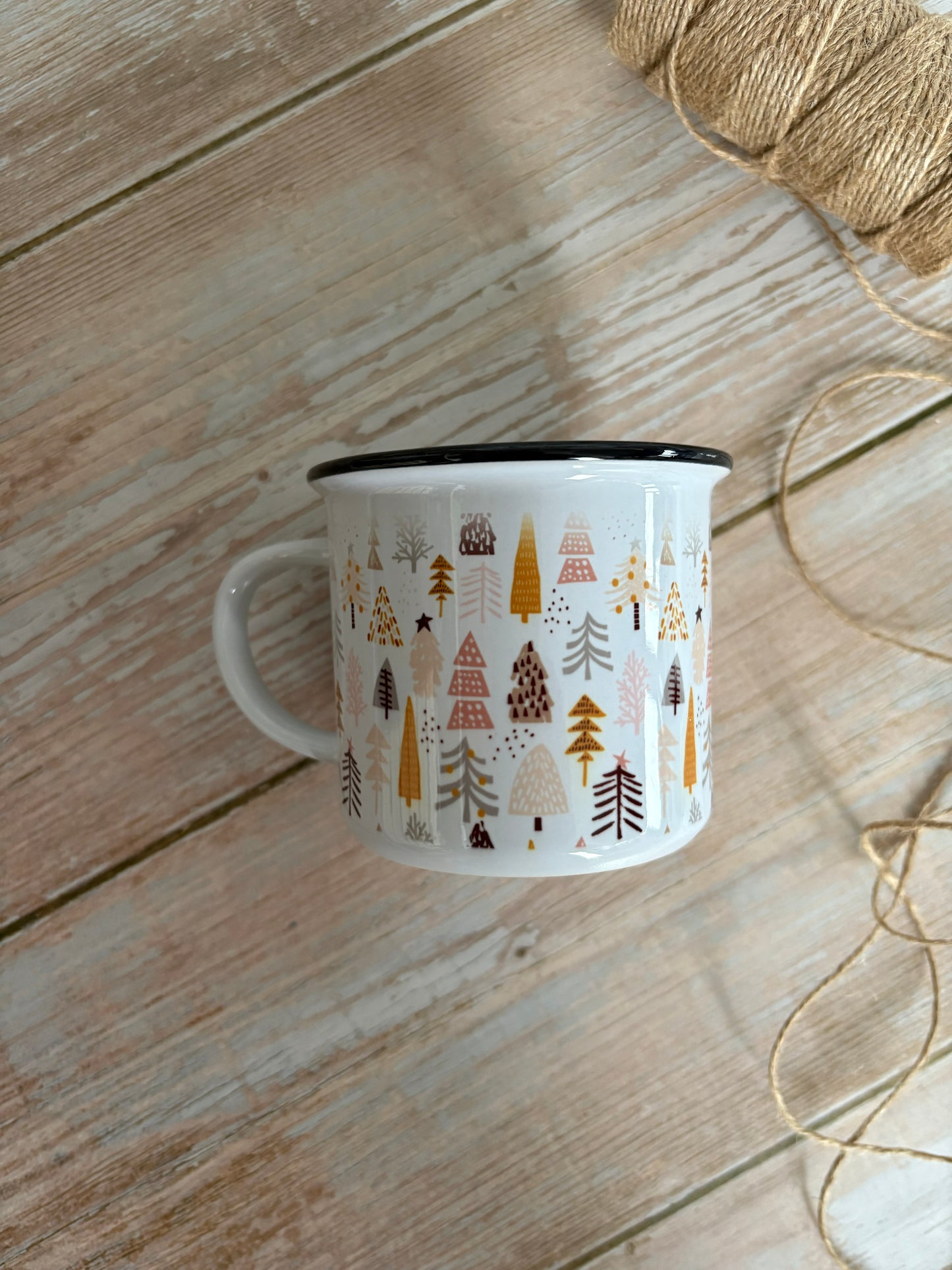 Christmas Ceramic Camping Mug
