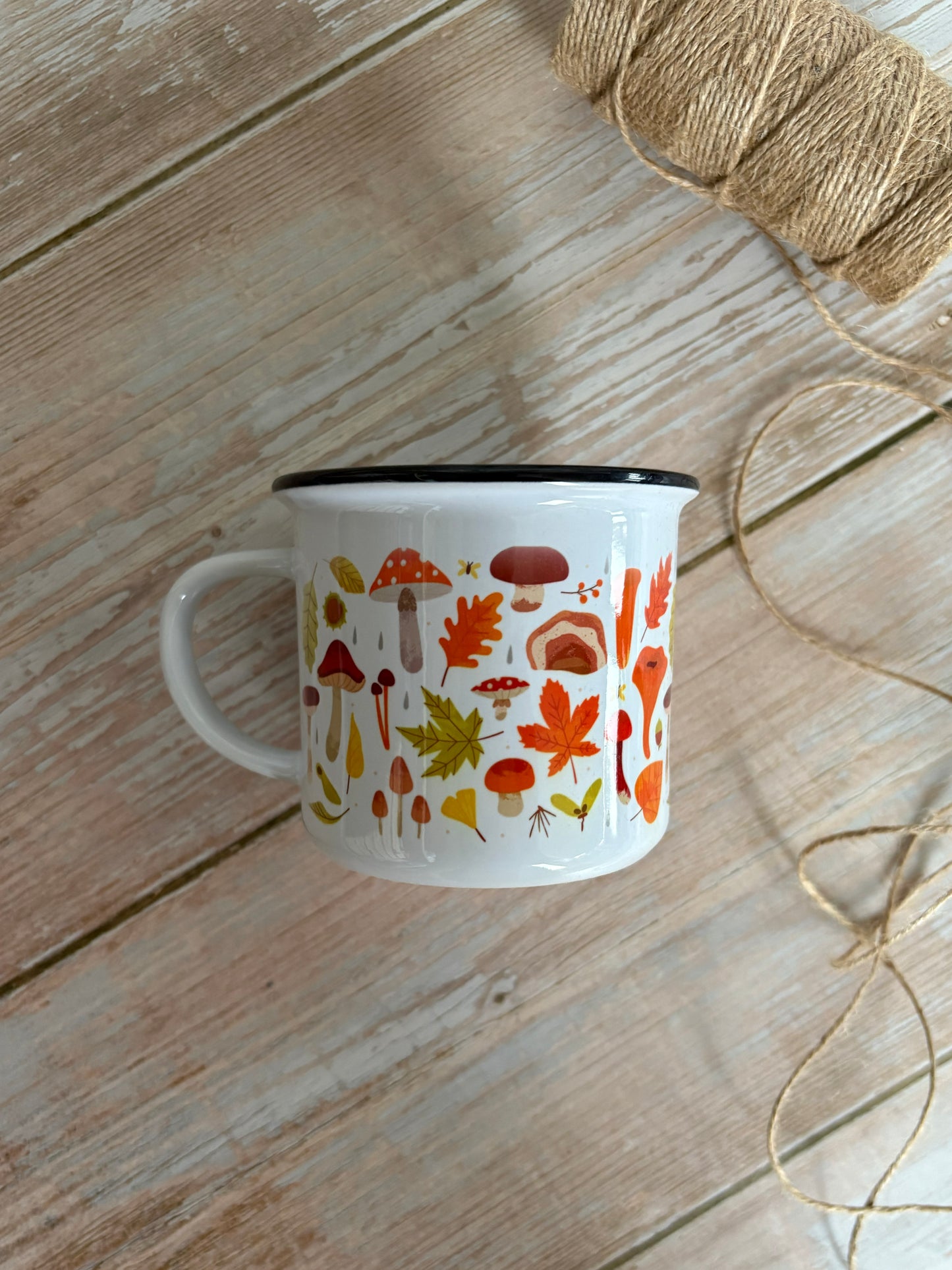 Autumn Ceramic Camping Mug